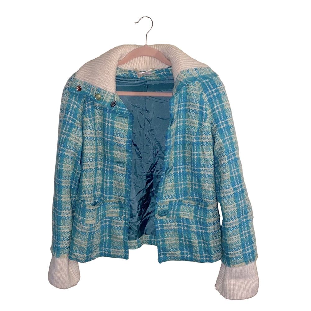 FREE PEOPLE Wool blend tweed jacket size XS